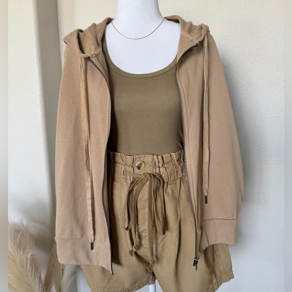 Zenana - Olive Ribbed Razor Back Tank Top - Picture 4 of 12